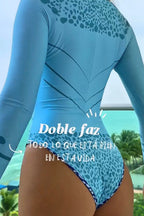Enterizo Manga Larga Doble Faz Tiburón Ballena