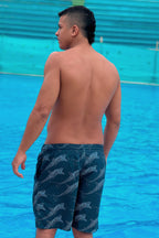 Pantaloneta Tiburón Ballena Azul